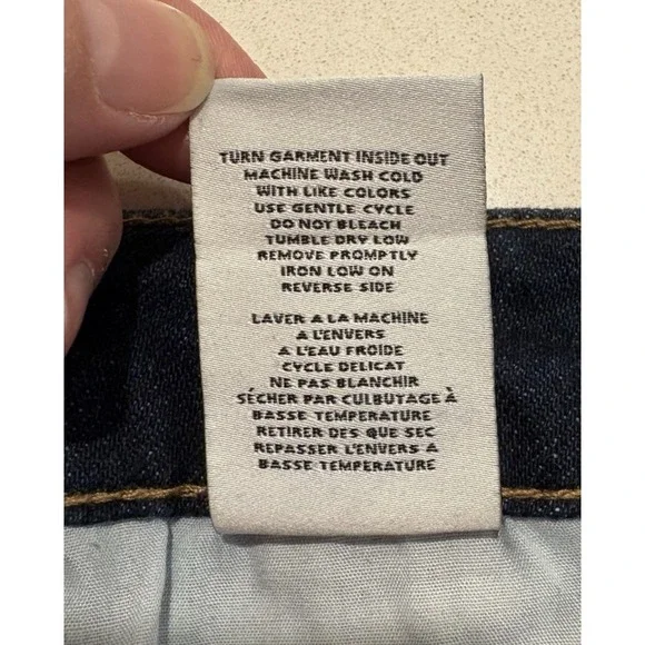 OAT New York Womens Jeans Sz 10/30 Dark Wash Straight Leg Model # P0082-RITJ - Picture 5 of 5